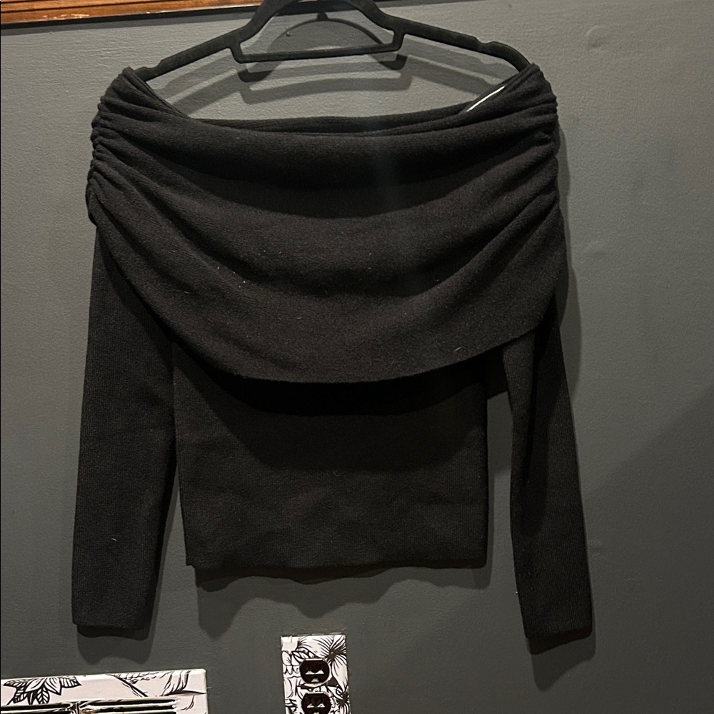 Cotton On Black Off-Shoulder Sweater